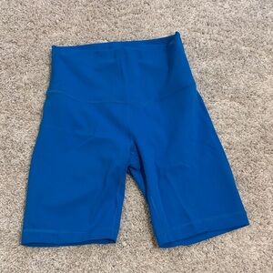 lululemon athletica Royal Blue High-Rise Bike Shorts